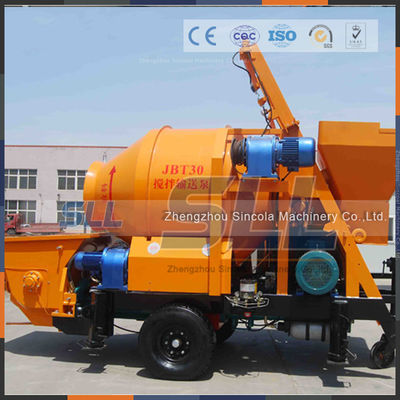 Chiny Mobilna mieszarka do betonu o wydajności 30m3 / H i mocna pompa do przenoszenia dostawca