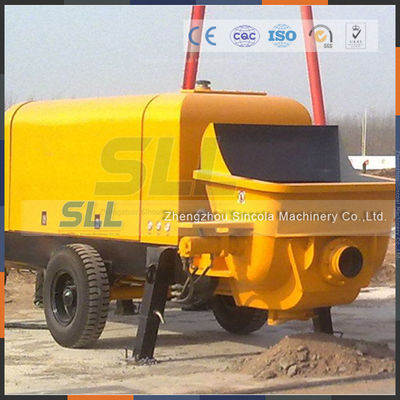Chiny Hydrauliczna pompa do betonu z silnikiem wysokoprężnym, wysokociśnieniowa pompa do betonu 90 m3 / H dostawca