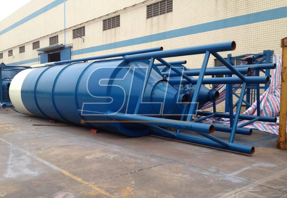 Chiny Poziome silosy cementowe 35 ton do ładowania i rozładowywania roślin dostawca