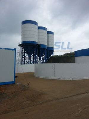 Chiny Sincola Cement Storage Silo 100T Duża pojemność z dostosowanym kolorem dostawca