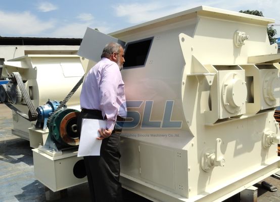 Chiny 18,5kW 380v Maszyna do mieszania suchych zapraw Mieszalnik łopatkowy z dwoma wałami Materiał stalowy dostawca