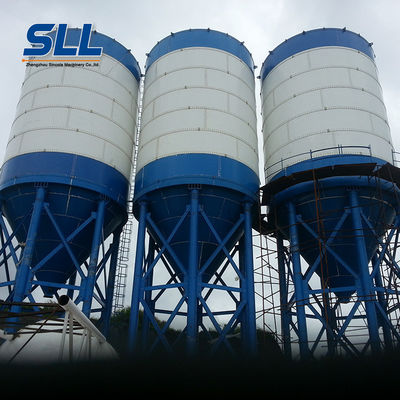 Chiny Poziome silosy do przechowywania ziarna, LSY230 100 ton Silos do cementu luzem dostawca