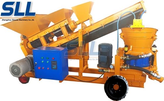 Chiny Samozaładowcza maszyna do wytapiania suchego betonu natryskowego Moc 5,5 kW dostawca